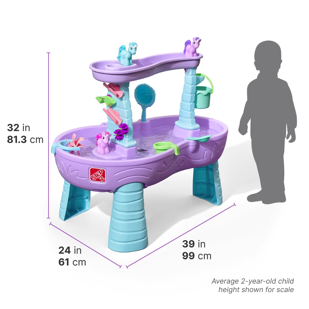 Rain Shower And Unicorn Water Table by Step2 — kids activity toy for outdoor play and birthday gifts - image 4