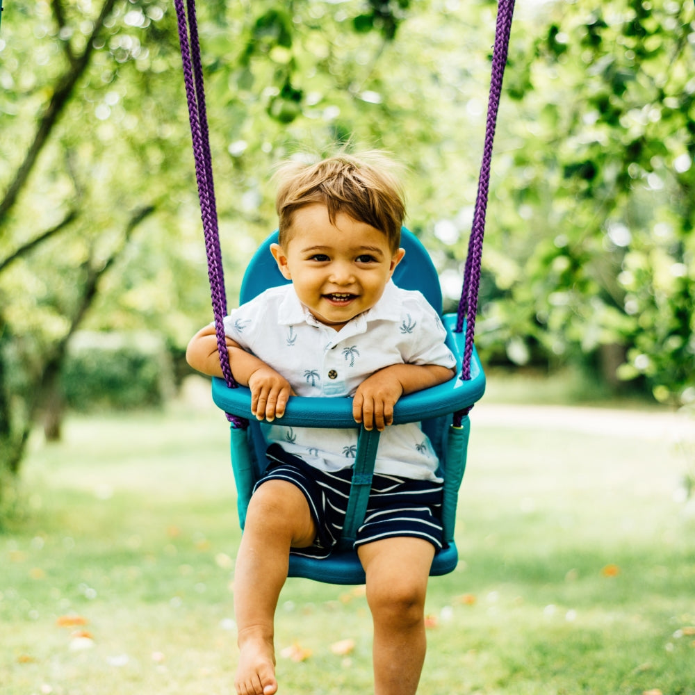 Plum Metal 2-In-1 Swing Set - kids toy for playdates, birthdays, and active play - image 7