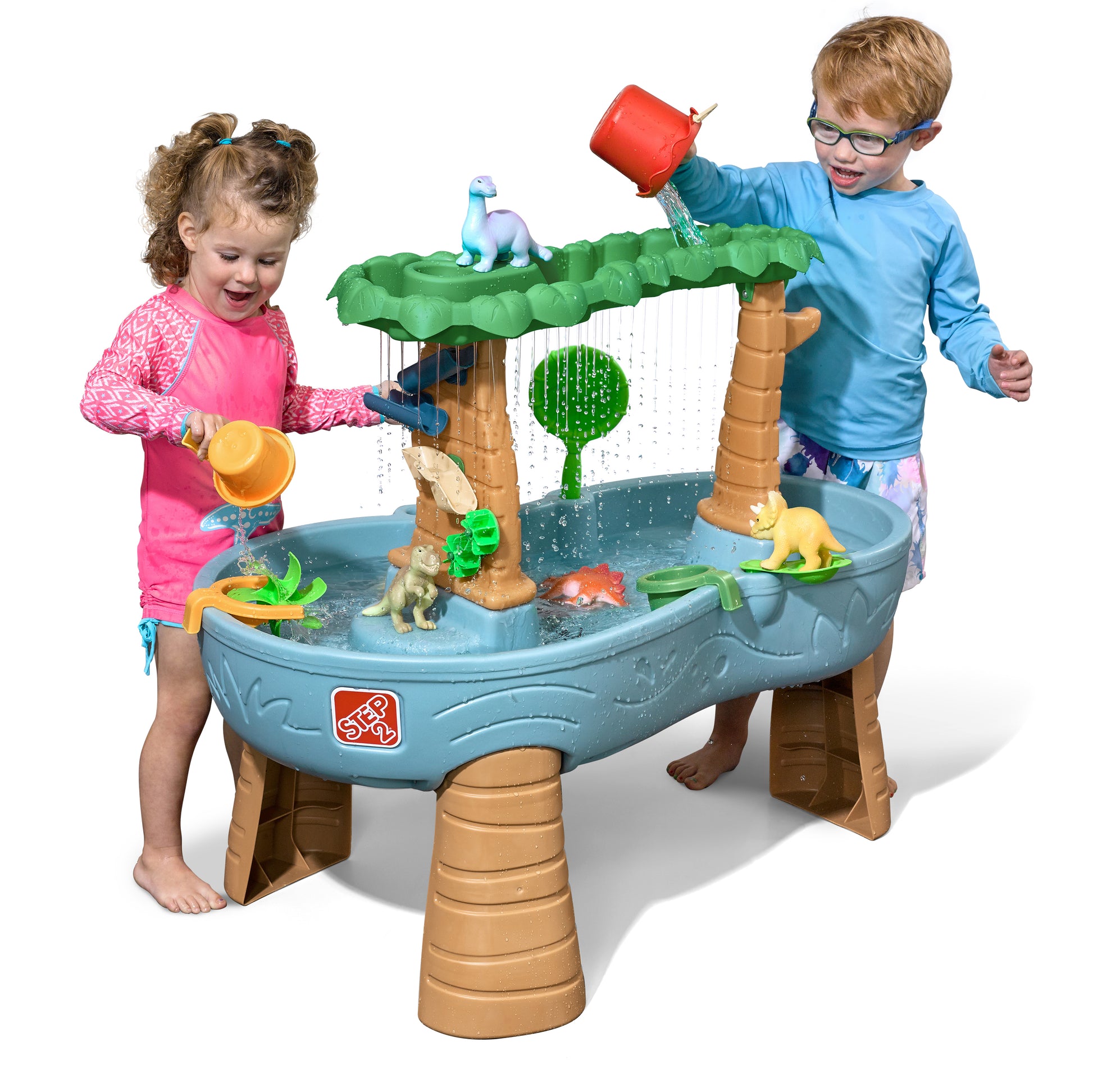 Dino Shower Water Table by Step2 — kids activity toy for outdoor play and birthday gifts - image 2