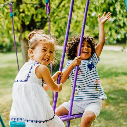 Plum Metal Jupiter Double Swing And Glider Set by Plum — kids activity toy for outdoor play and birthday gifts - image 6