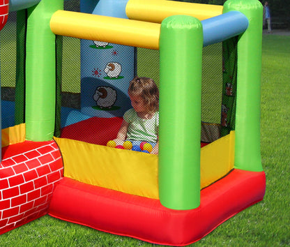 Happy Hop Castle Bouncer With Farmyard Ball Pit by Happy Hop — kids activity toy for outdoor play and birthday gifts - image 1