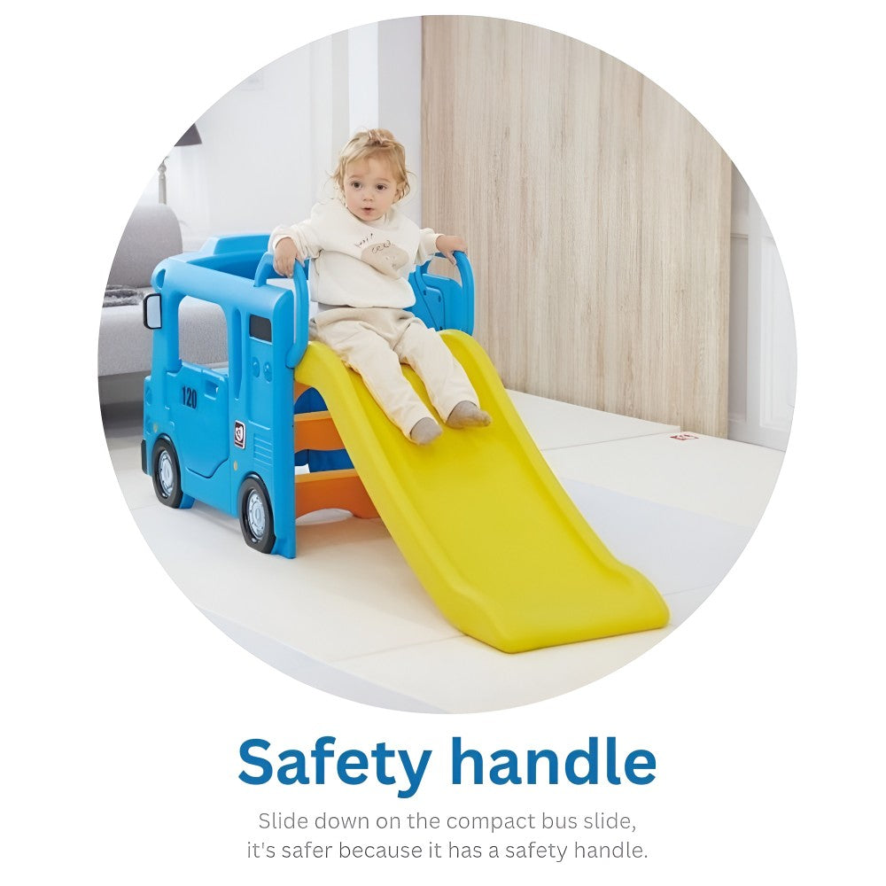 BLUE COMPACT BUS SLIDE by YAYA — kids activity toy for outdoor play and birthday gifts - image 7