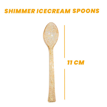 Shimmer IceCreame Spoons - 25PC