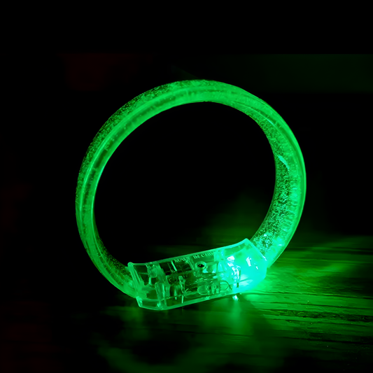 LED Wrist Band GREEN Color-1PC