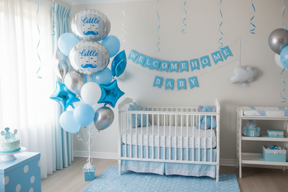 Little Mr Balloon - Welcome Home Balloon Bouquet