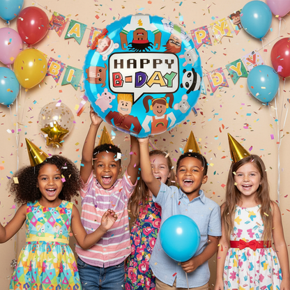 Party Town Balloon - Kids Photo Booth