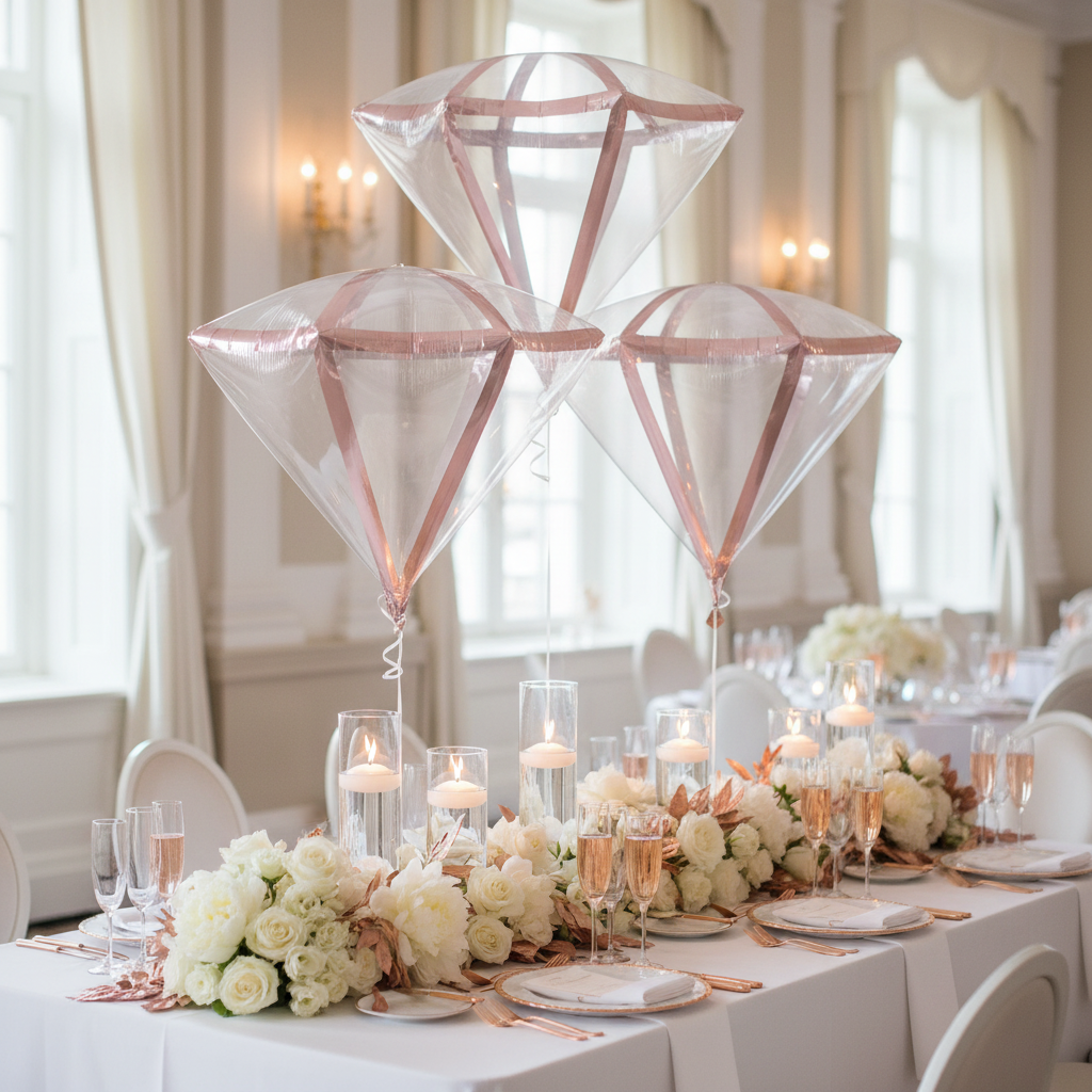 Diamond Balloon - Wedding Reception