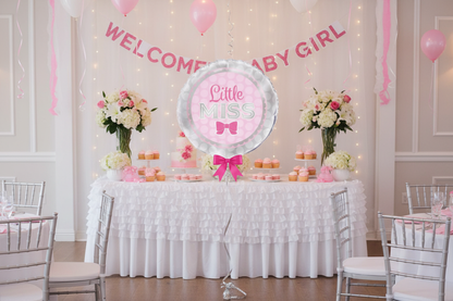 Little Miss Balloon - Baby Shower Party Setup