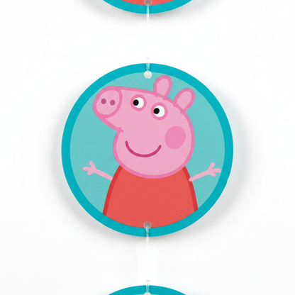 Peppa Pig String Decoration 7FT close up detail