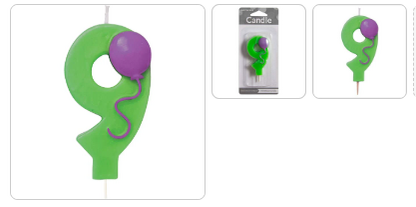BALLOON CANDLE 9