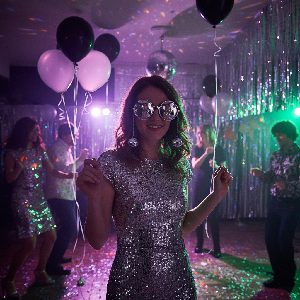 Disco Ball Hanging Shades - Disco Birthday Party
