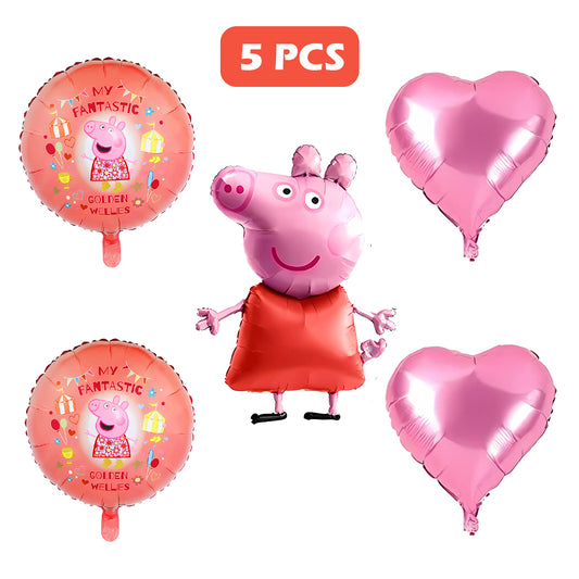 Peppa Pig Balloon Set - 5PC