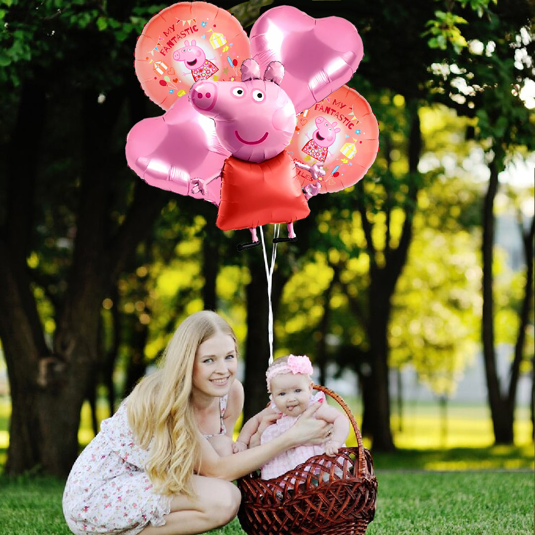 Peppa Pig Balloon Set - 5PC