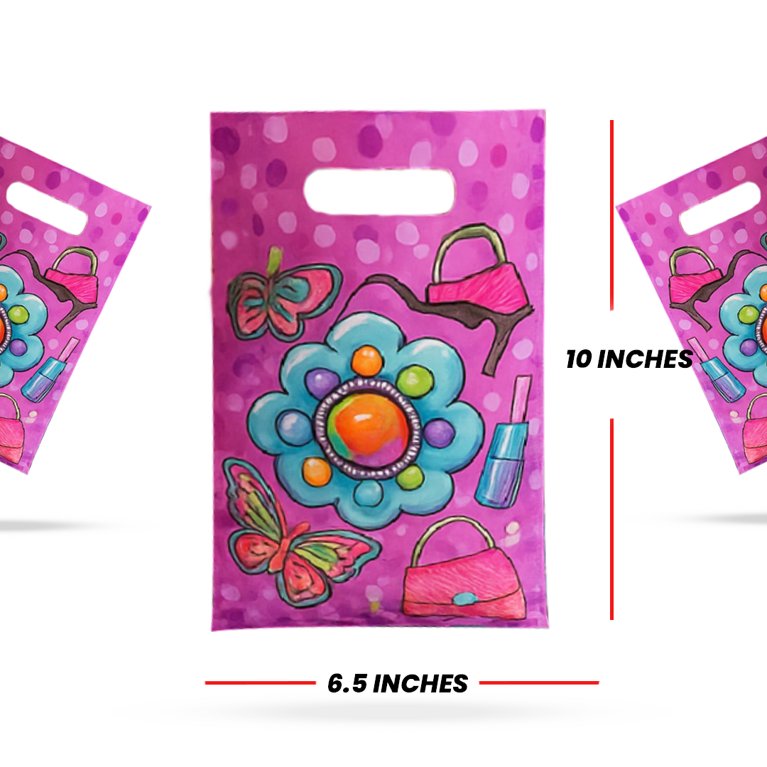 Glittzy Girl Pink Loot Bag for Girls - 8PC