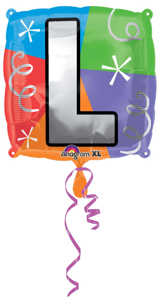 18" LETTER L QUAD BALLOON