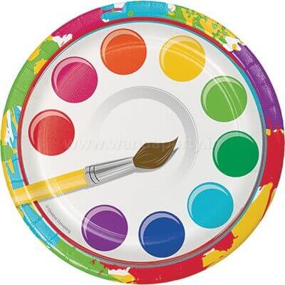 Art Attack Dessert Plates 7" - 8PC
