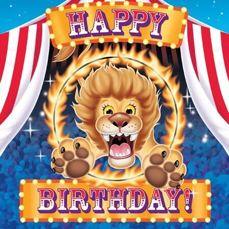 Big Top Birthday Lunch Napkins - 16CT