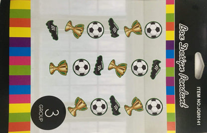Soccer Hanging Decoration - 3PC