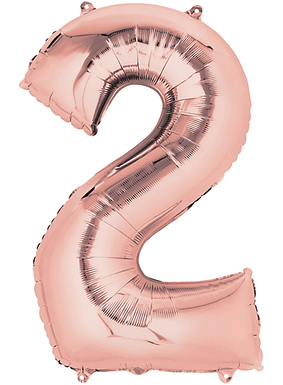 40 Numerical 2 Rose Gold Balloon-1PC