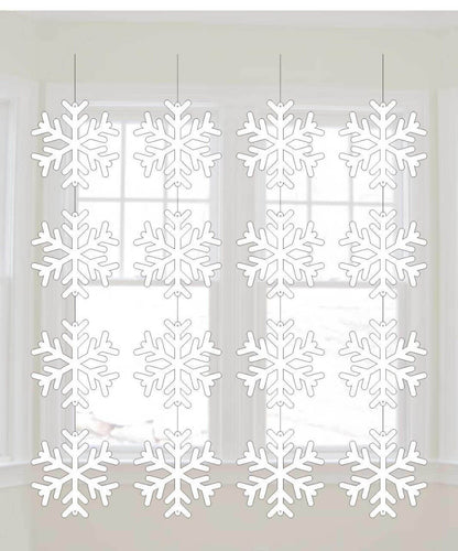 Snow Flakes String Decoration - 6PC