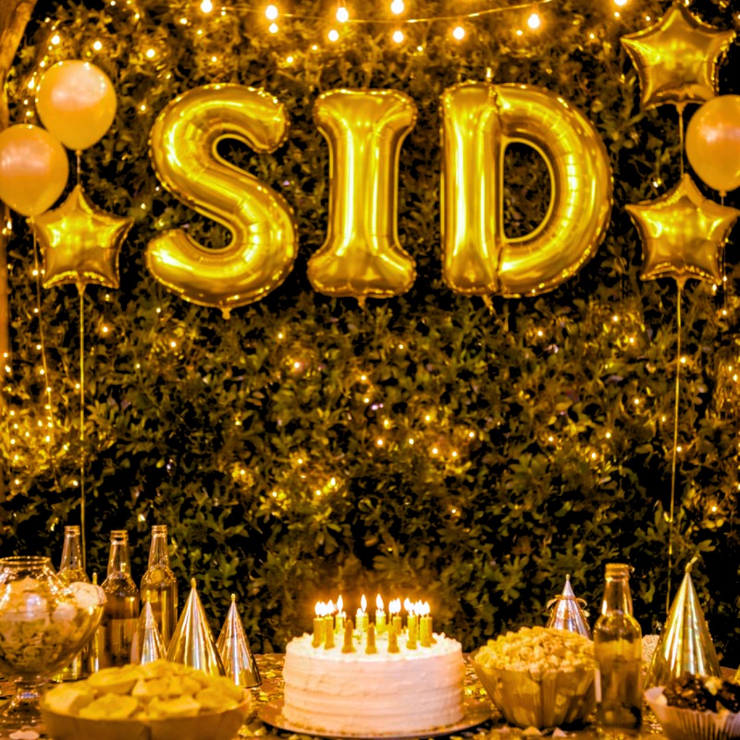 16 Inch Letter S Gold Foil Balloon for Birthday Party Decoration