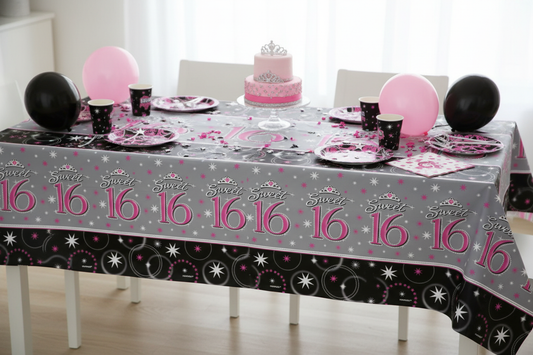 Sweet 16 Tablecover Party